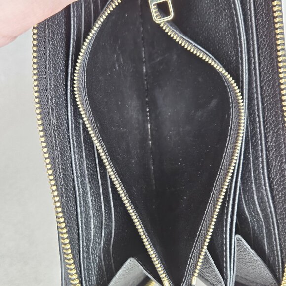 Louis Vuitton Black Beige Giant Monogram Empriente Zippy Long Wallet with COA - Picture 14 of 14